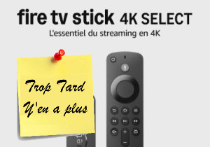 Le dernier Fire TV Stick 4K Select à 19,99 (-64%)