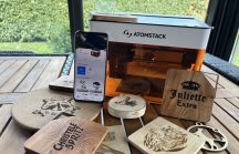 Logo Test Atomstack P1 Mini : un graveur laser portable pour (...)