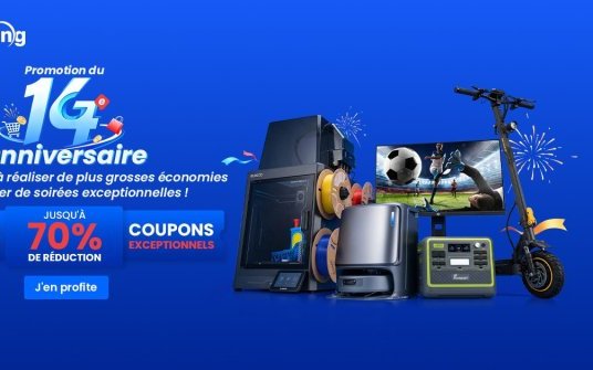 Geekbuying fête ses 14 ans, nombreuses promotions sur (...) à la une