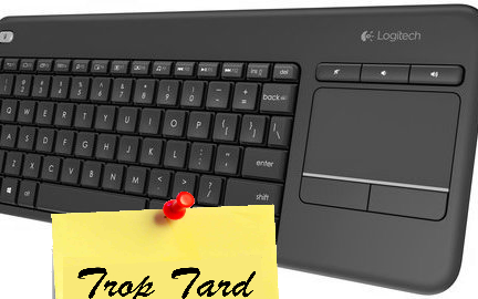 Clavier Logitech K400 Plus sans-fil pour Box TV, (…)