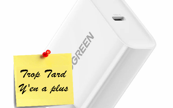 UGreen, Chargeur USB-C 20 watts à 11,59€, Hub USB à (...)