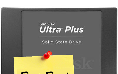 SSD Sandisk Ultra Plus de 128 Go vente flash 49,90 €