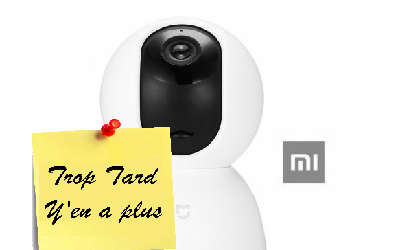 Caméra IP 360 Xiaomi Mijia Smart, HD Wifi et motorisée à (...)