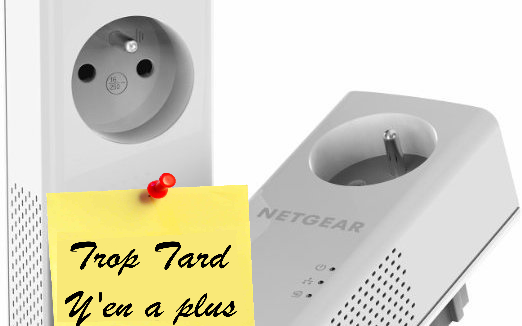 Pack CPL Gigabit 1200Mbps Netgear PLP1200-100FRS 46€90 (...)