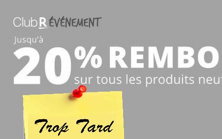 Rakuten, 20% de bon d'achat sur tout (Apple, Xiaomi, (…)