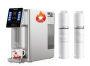 Hydrofast W100 : purificateur d'eau premium à 389 € avec 2 filtres de plus, eau pure, chaude et saine, sans installation