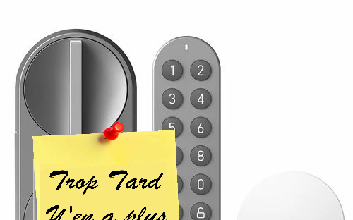 Lockin G30 Serrure de porte d'entrée intelligente sans (...)