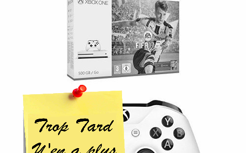 Console Xbox ONE S 500Go + 2ème manette + FIFA 17 à (...)