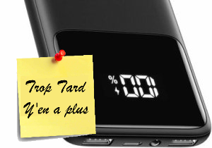 Batterie externe INIU 22.5W 10000mAh PD3.0 QC4.0 à (...)