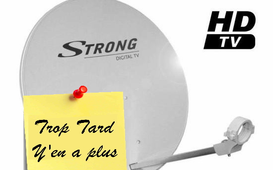 Parabole satellite 63cm Strong avec tête LNB universelle (...)