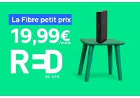 Deal 20,99€ par mois la Fibre RED Box, débit 1GBit/s, appels (...)