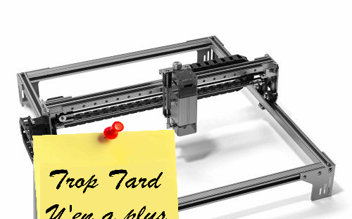 ATOMSTACK Maker A5 V2, laser 6 W, vitesse 24000 mm/min (...)