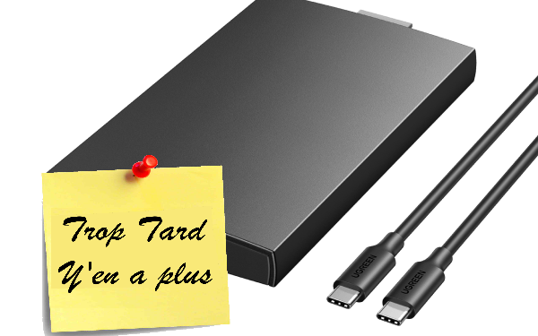 Boîtier Disque Dur Externe UGreen, 2,5 Pouces SATA et (...)