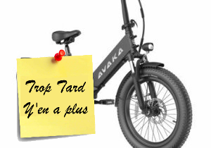 Vélo électrique AVAKA K300 à prix cassé : autonomie 100 km, (...)