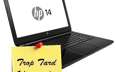PC portable HP 14 pouces, core i3 6GO à 369€90 livré