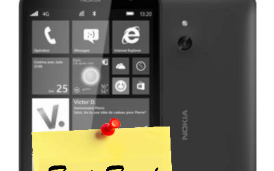 Smartphone Nokia Lumia 1320 Noir ou jaune, 6 pouces HD (…)
