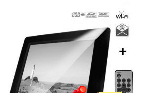 Cadre photo 8 pouces DUAL PV 8-2 WiFi, photos par email, (…)