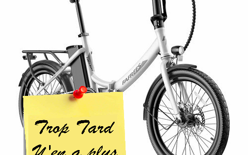 Le vélo électrique cadre ouvert et pliant FAFREES F20 (...)