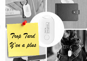 Deal expiré Lot de 4 trackers bluetooth/Apple Find Me, type Airtag, (...)
