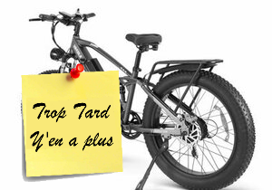 Alerte prix, le Vakole C026, Fat bike 26 pouces 750 (...)