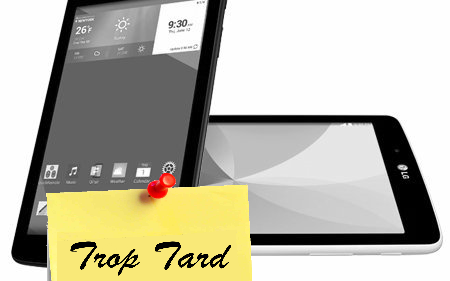 LG TABLET G PAD 8 Pouces V480 4 coeurs blanche 16GO à (...)
