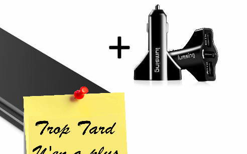 Batterie externe Smartphone 10000 MaH et chargeur (...)