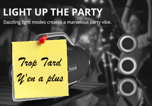 La Tronsmart Bang Max Party, 130 W, lumières et karaoké (...)
