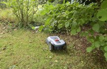 Logo Test robot tondeuse RoboUP T1200 Pro, sans fil RTK pour (...)