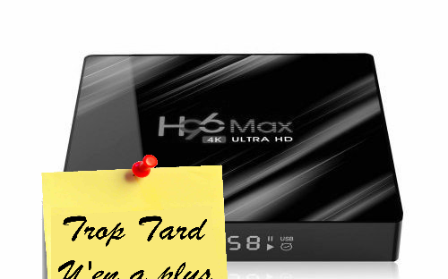 BOX TV H96 MAX sous Android 9.0, un premier prix (...)