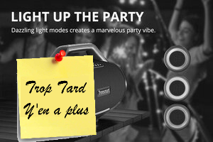 Deal expiré La Tronsmart Bang Max Party, 130 W, lumières et karaoké (…)