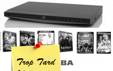 Un lecteur Blu-Ray Toshiba USB DivX offert pour achat de (…)