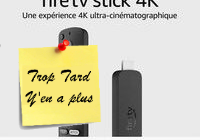 Deal expiré Les lecteurs FireTV Stick en promotion (ex FireTV 4K à (…)