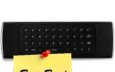 Télécommande 3 en 1 TV mode universel, clavier et (…)