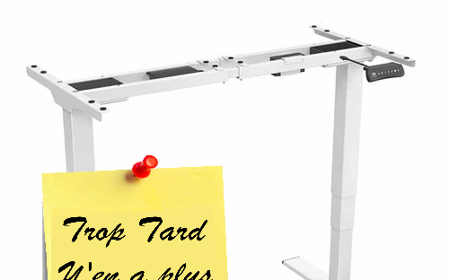 ACGAM ET225E, cadre bureau assis debout électrique à (...)