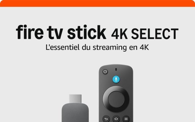 Le dernier Fire TV Stick 4K Select à 28,99 (-47%) à la une
