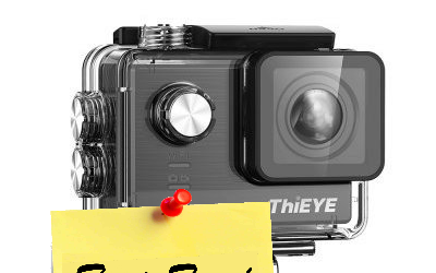 Caméra sport ThiEYE T5e, véritable 4K 30 i/s à 86€49 (…)