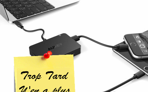 Promotion Aukey, -25% sur Batterie autonome et chargeur (...)