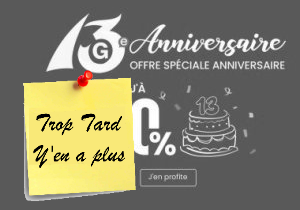 Anniversaire 13 ans Geekbuying, grosses promos en (...)