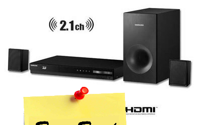Home Cinema Blu-Ray 3D SAMSUNG HT-H4200R à 139€99 (…)