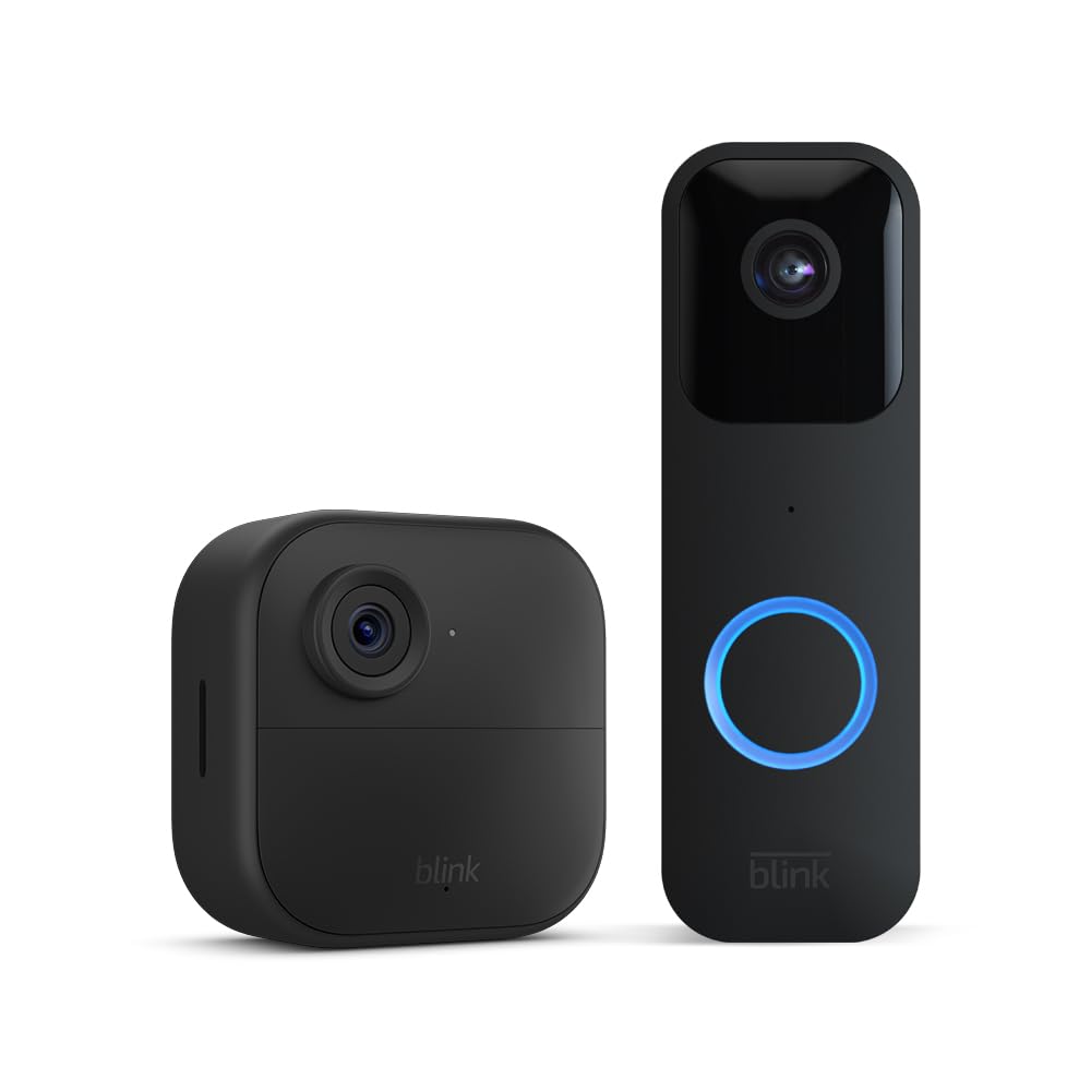 Kit caméra Blink Outdoor et interphone Blink Video Doorbell à 35,98€ (-73%)
