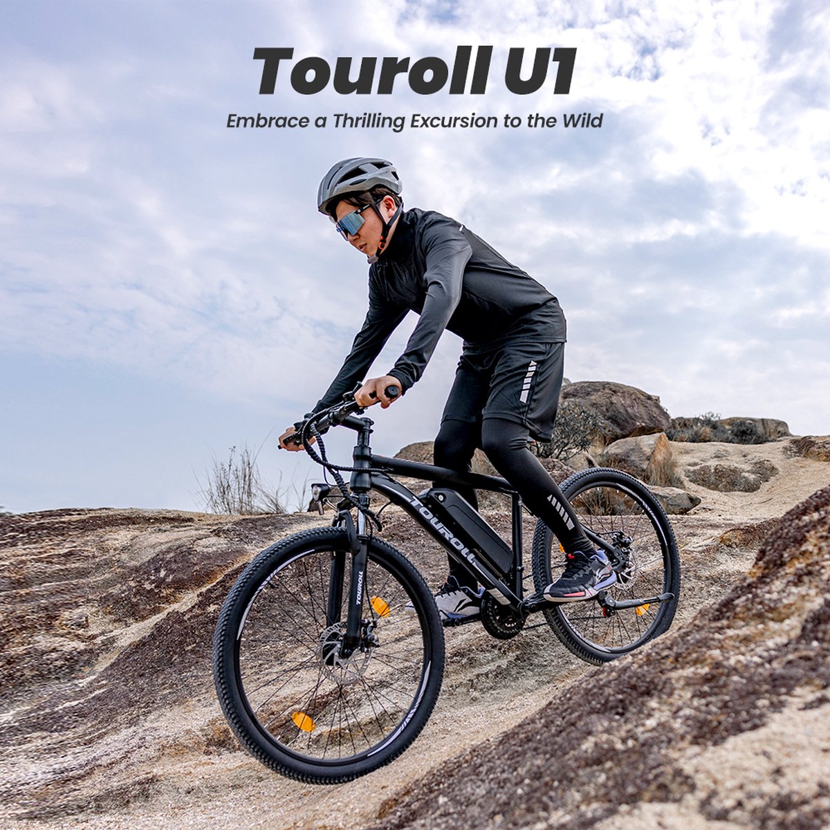 Touroll U1 un VTT électrique 21 vitesses, batterie 13 Ah en direct usine pas cher (569€)