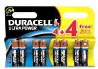 8 Piles AA/LR06 Duracell Plus Alcaline à 2.59€ port compris