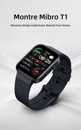 Mibro T1, une montre connectée à écran OLED qui permet aussi de prendre des appels audio