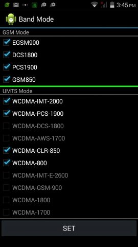 Pas de 3G+ 900MhZ