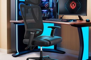 Chaise ACGAM CG-5455M, ergonomique pour travail bureau (...)