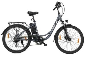 Le vélo electrique Touroll B1, cadre ouvert, batterie (...)