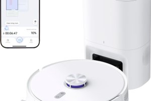 Le Narwal Freo S, robot aspirateur-laveur compact à (...)