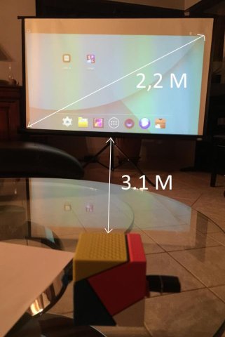 Doogee P1, performant en projection