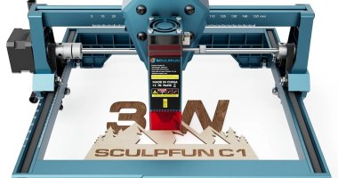 SCULPFUN C1, un mini graveur laser 3W DIODE en cadre (...)
