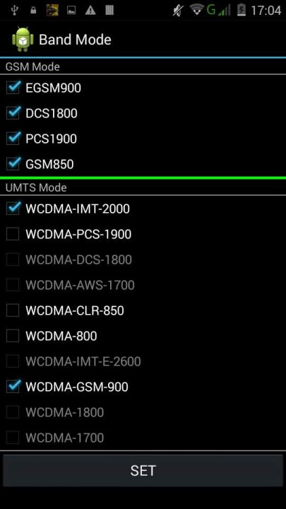 La bande des 900 Mhz est pourtant bien indiquée